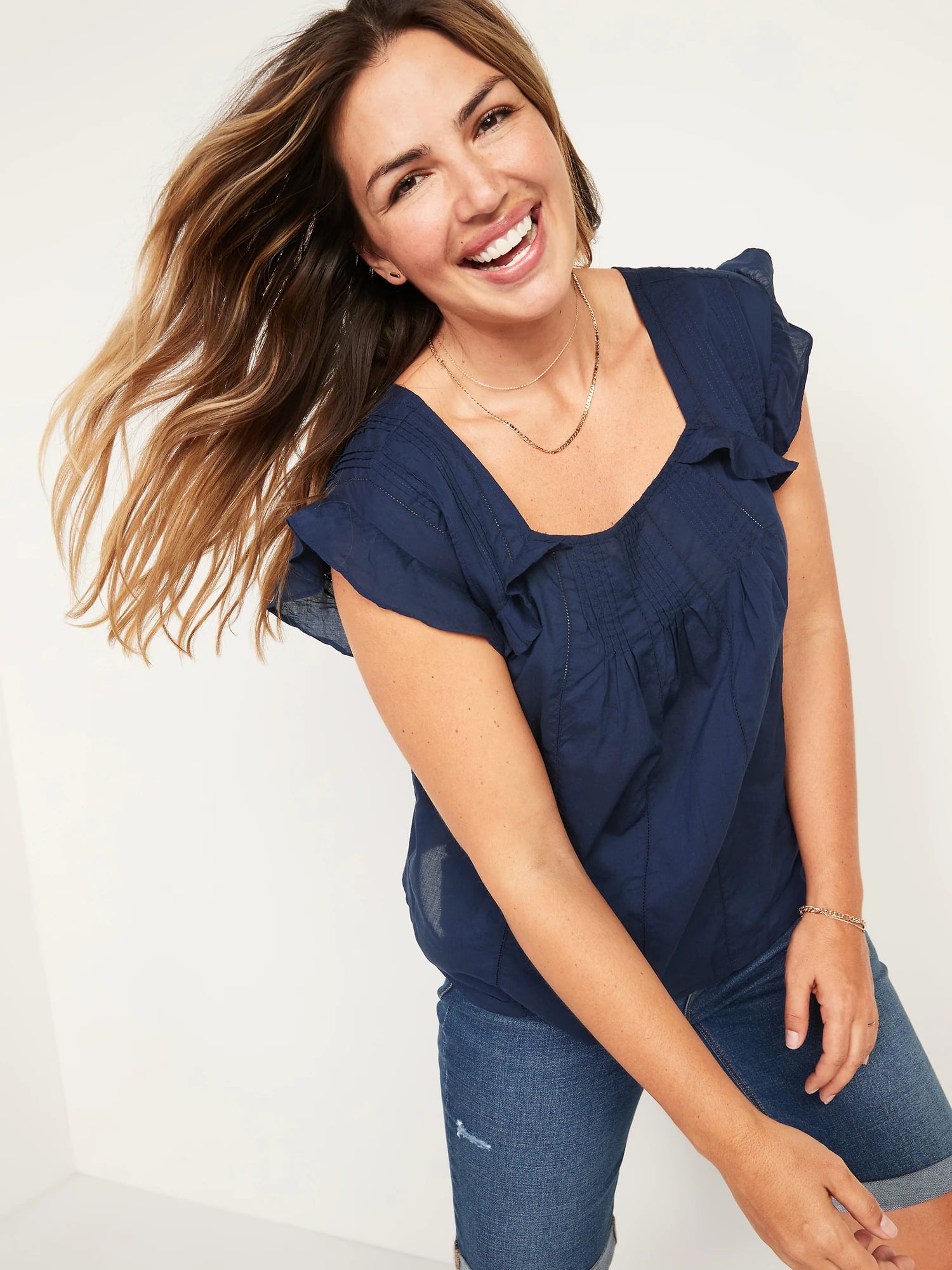 Best Blouses From Old Navy 2021 POPSUGAR Fashion UK