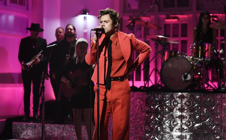 Harry Styles Fashion Archive — Harry on stage for Harryween (LA
