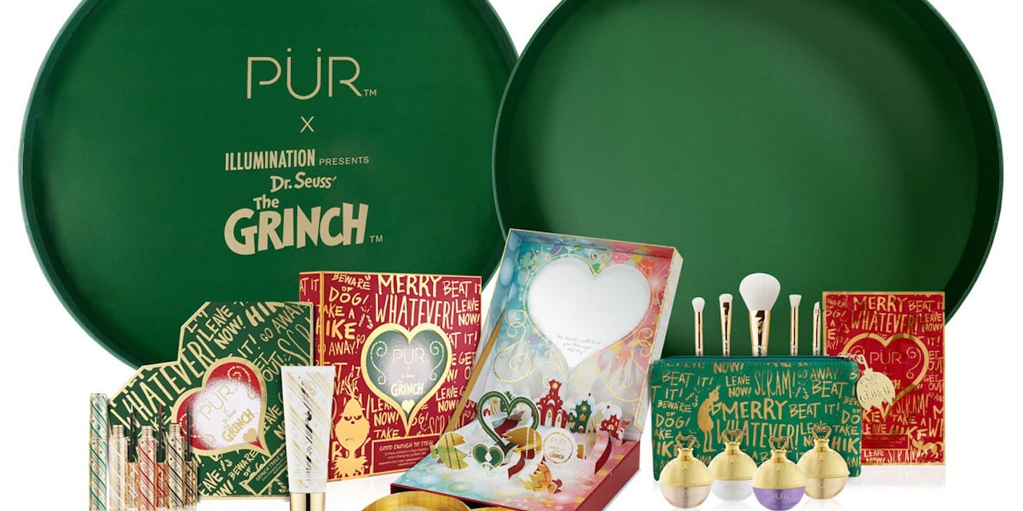What Is In The PÜR x 'The Grinch' Makeup Collection? It Will Make You Feel  So Festive