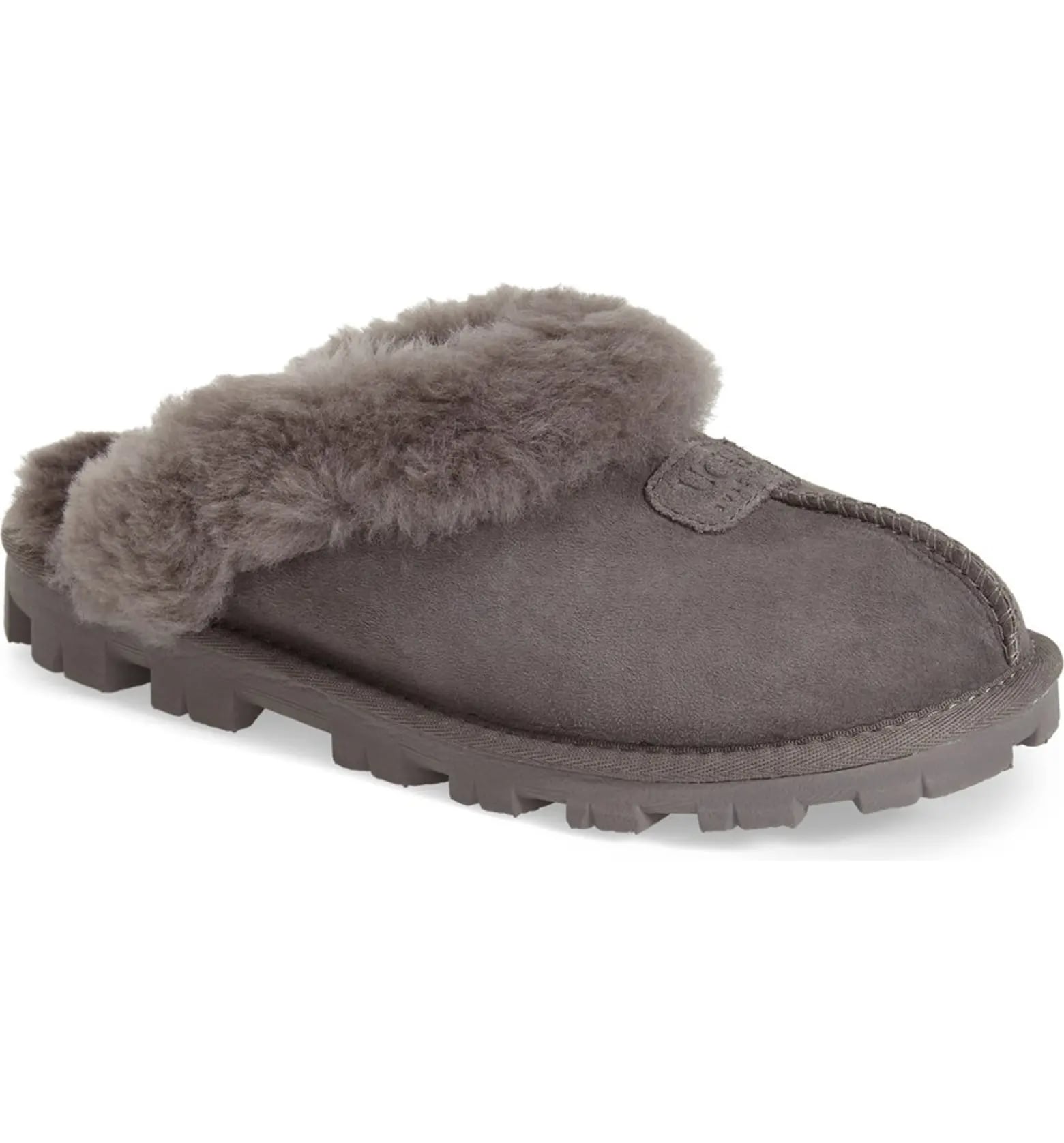 Womens gray hotsell ugg slippers