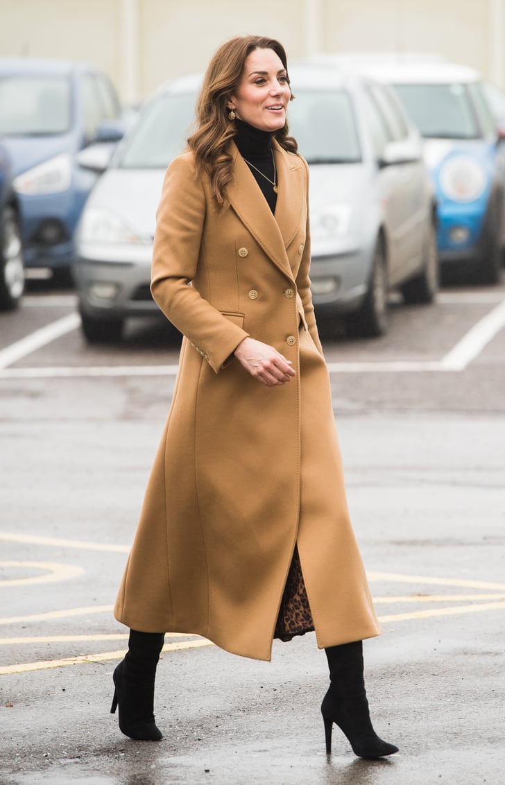 Classic Camel Coat Kate Middleton's Best Coats From Over the Years