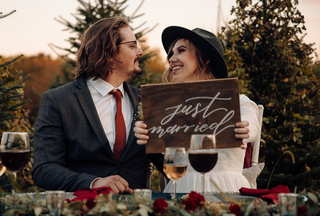 Inspiration For a Rustic Christmas Tree Farm Wedding Inspiration For a Rustic Christmas Tree Farm Wedding