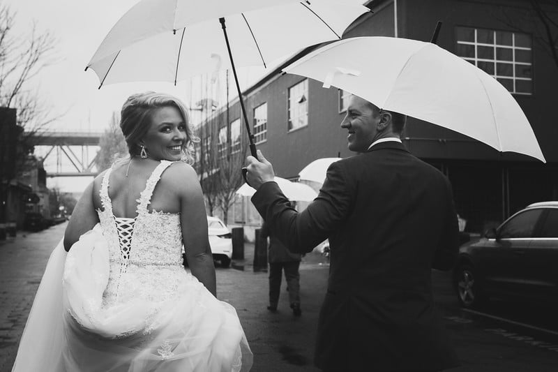 Rainy Wedding in Vancouver