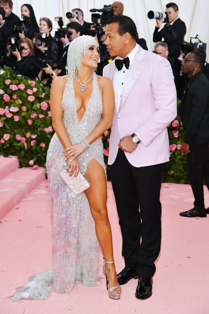 Jennifer Lopez and Alex Rodriguez at the 2019 Met Gala