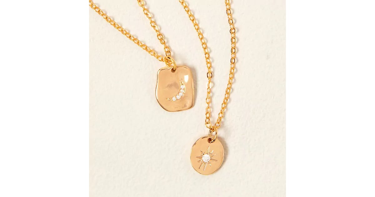 A Statement Necklace Molten Celestial Charm Necklace Shop Women