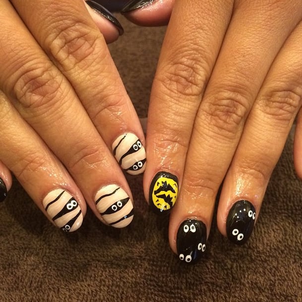All Eyes On You Halloween Nail Art Ideas Popsugar Beauty