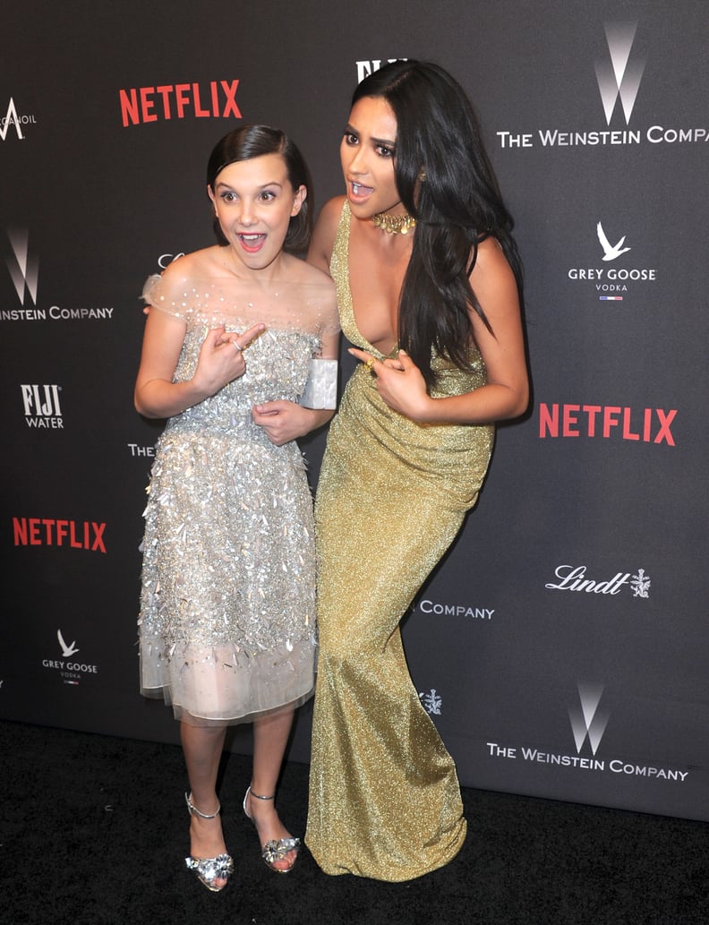 Millie Bobby Brown and Shay Mitchell
