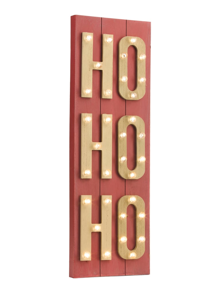 LED Hoho Wall Sign