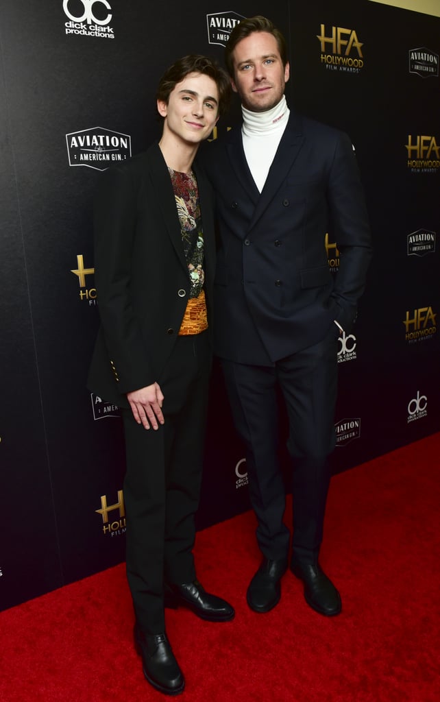 Timothée Chalamet and Armie Hammer at Hollywood Film Awards