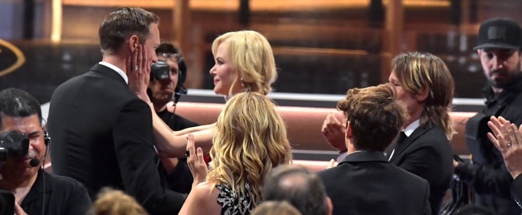 Nicole Kidman Kissing Alexander Skarsgard at the 2017 Emmys