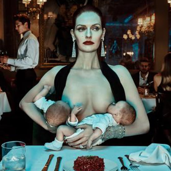 Equinox Ad Features Woman Breastfeeding Twins in Public