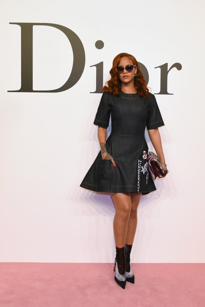 Rihanna in Dior Fall 2015 at the Dior Tokyo show.