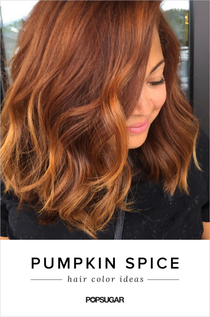 Image result for pumpkin spice hair