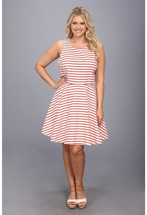 BB Dakota Plus-Size Striped Dress