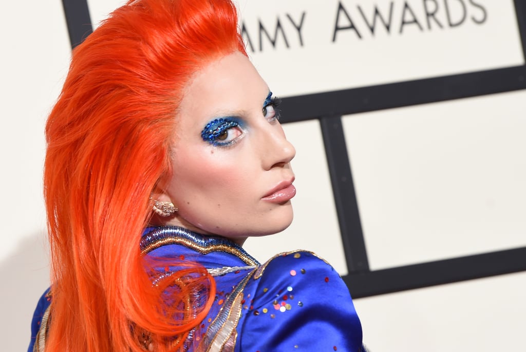 Lady Gaga Makeup and Hair at the 2016 Grammys  POPSUGAR 
