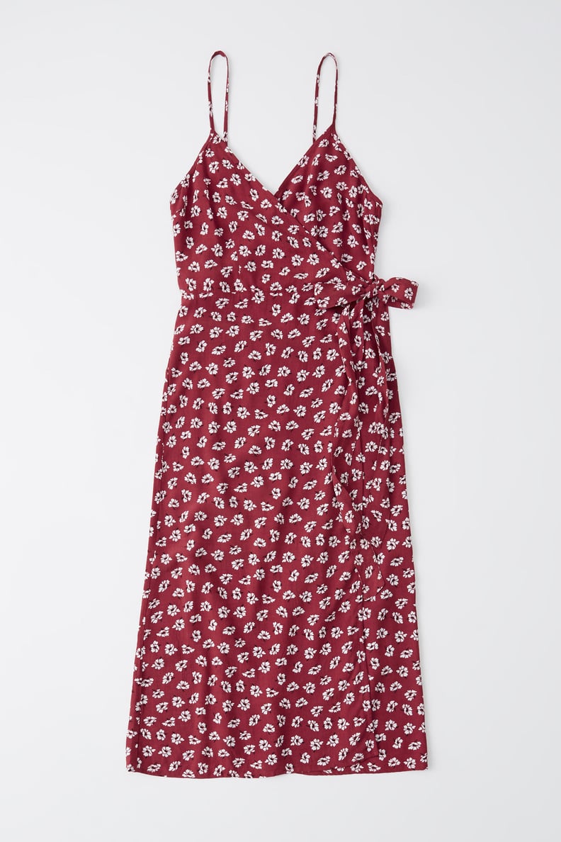 Abercrombie Wrap-Front Midi Cami Dress