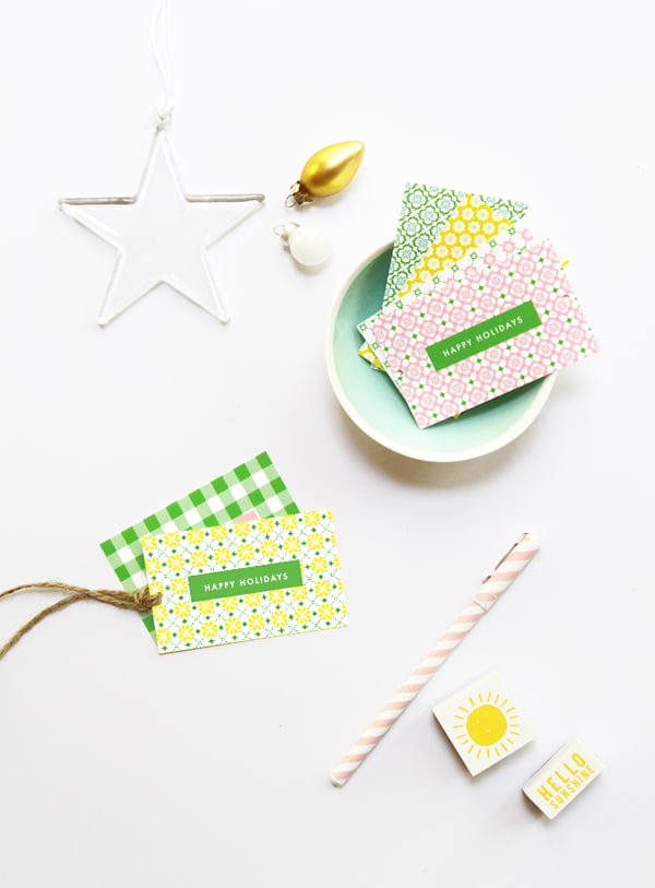 Patterned Gift Tags