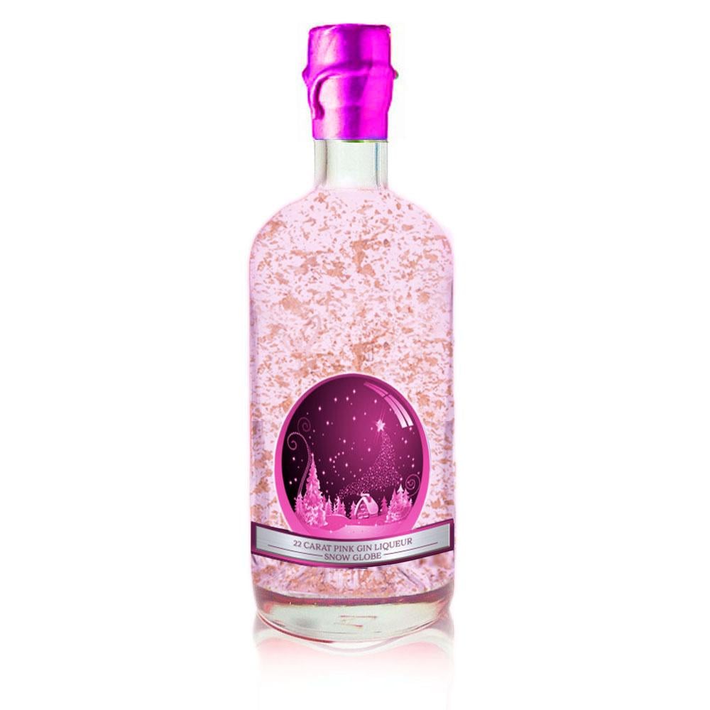 Todley's Snow Globe Pink Raspberry Infused Gin Liqueur