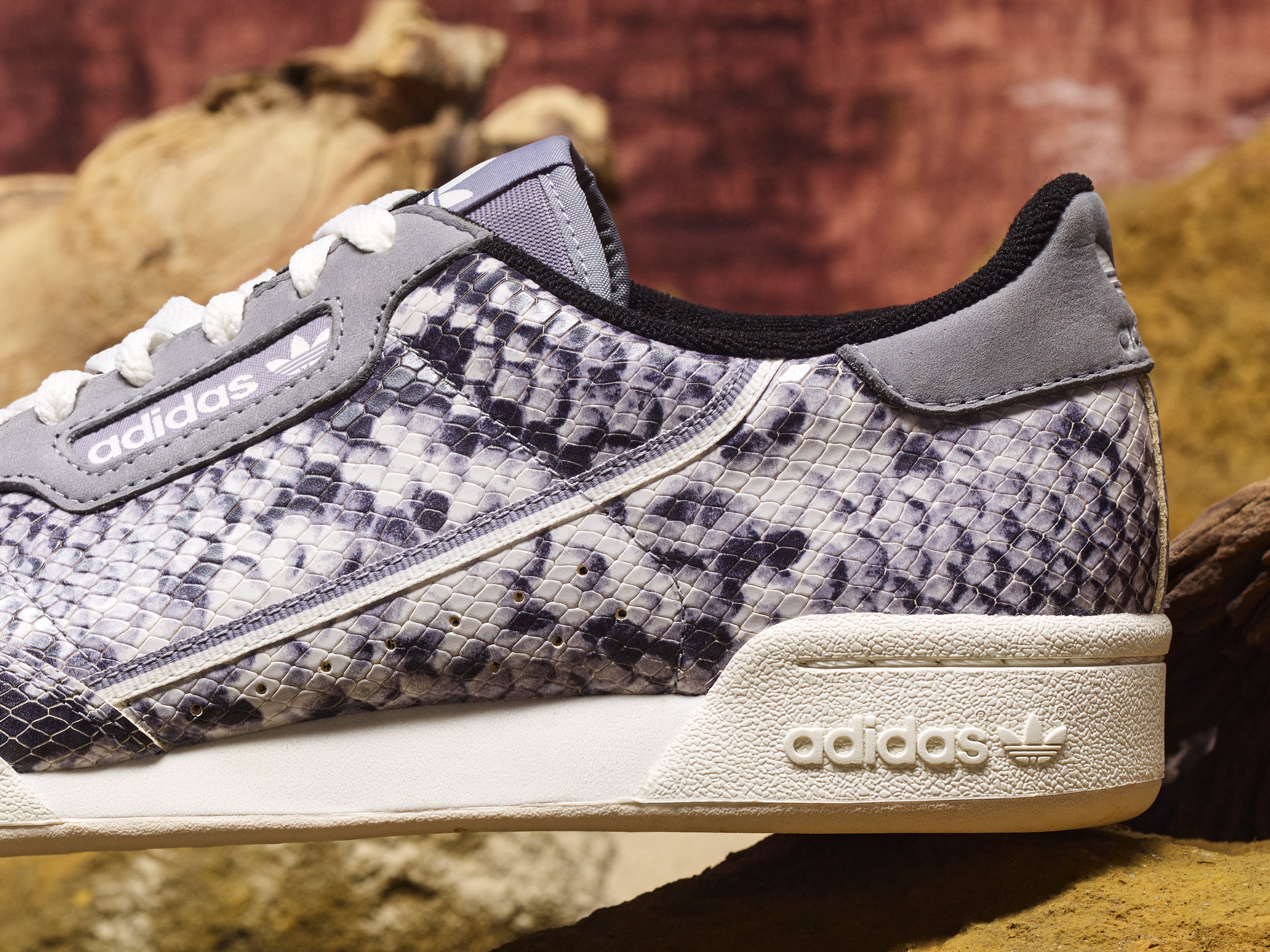 Adidas continental hotsell 80 snakeskin