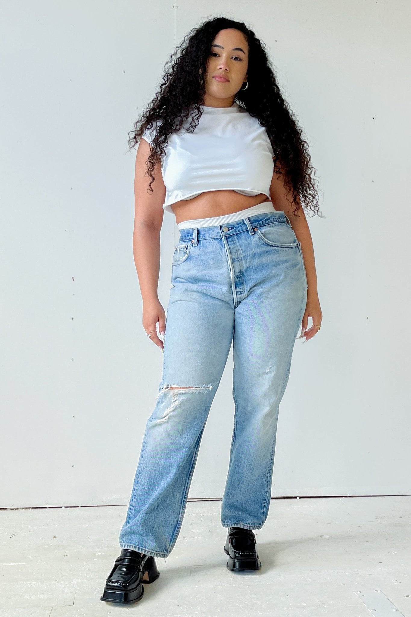 Urban Renewal Vintage Levi's '70s Flare Jean in Blue