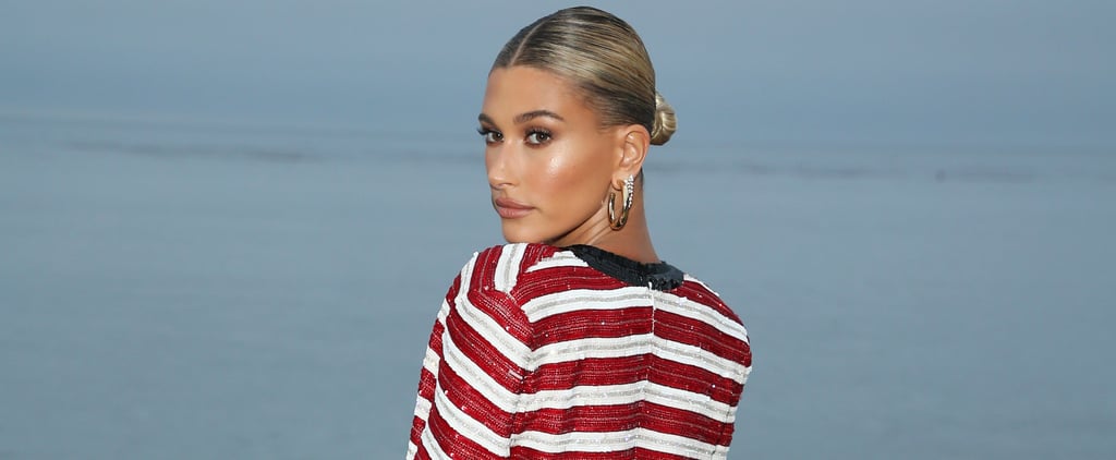 Hailey Baldwin Tries the "Gray Space" Nail Polish Trend