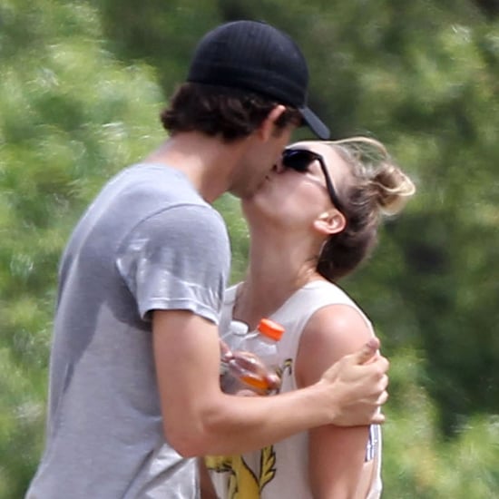 Kaley Cuoco and Ryan Sweeting Kiss During Workout | Pictures