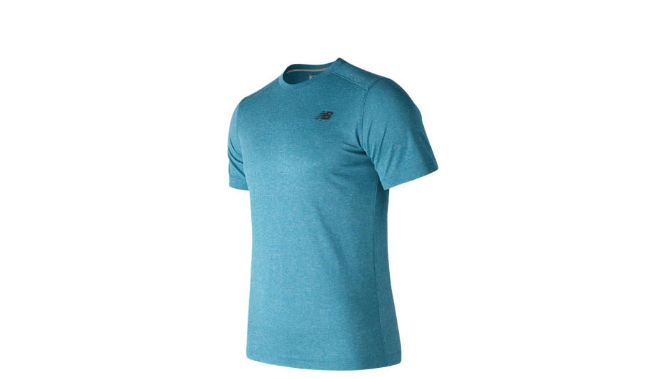 New Balance Short Sleeve Heather Tech Tee