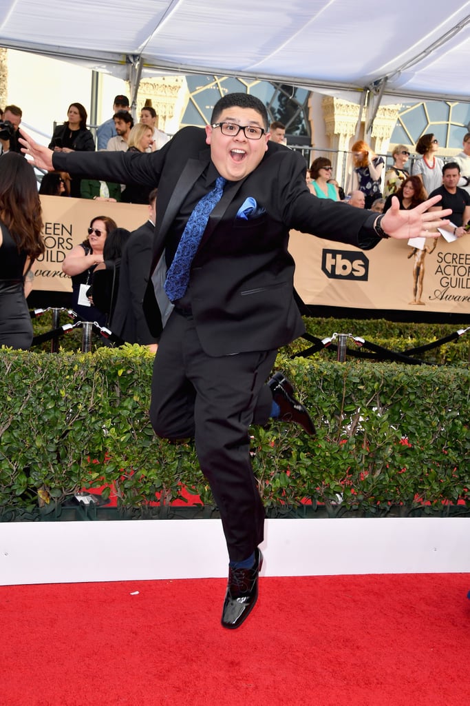 Rico Rodriguez and His Sister at the 2017 SAG Awards