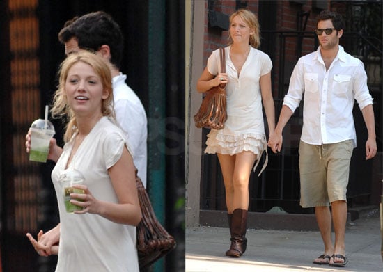 Photos Of Blake Lively And Penn Badgley Holding Hands In Manhattan Popsugar Celebrity 2901