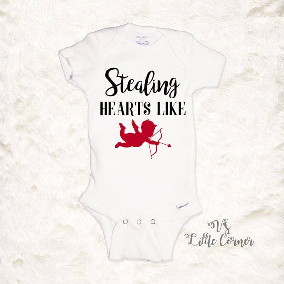 Stealing Hearts Like Cupid Onesie