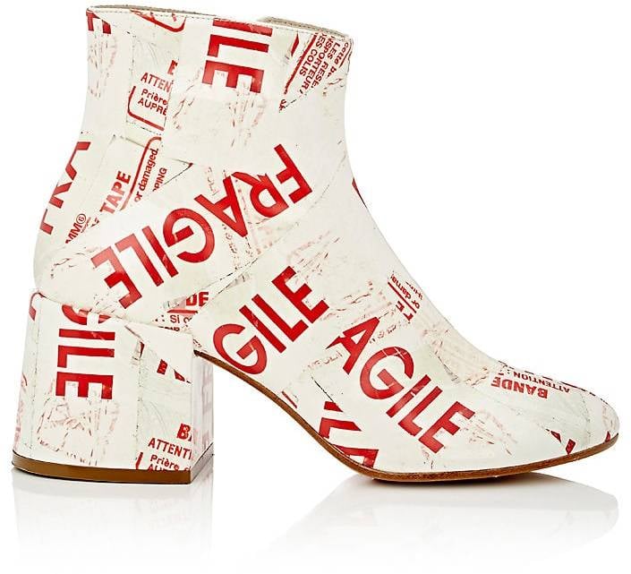 MM6 Maison Margiela Women's Chunky-Heel PVC Ankle Boots