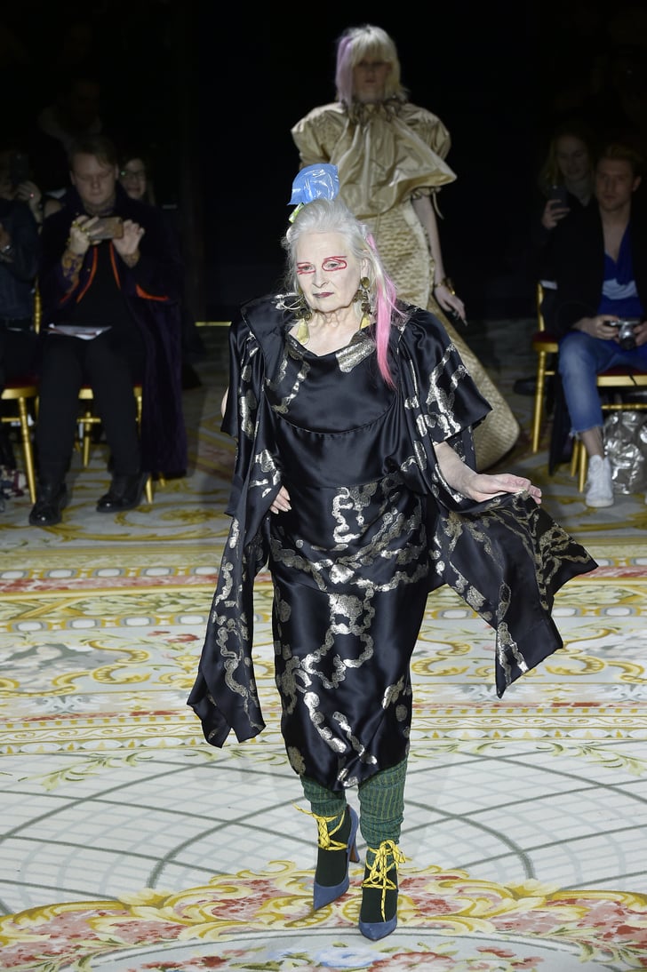 Designer Vivienne Westwood Walked Her Own Runway | Fashion Week ...