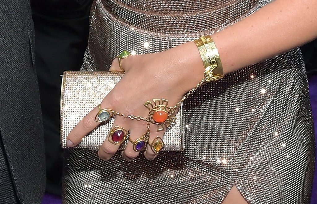 Scarlett Johansson and Brie Larson Infinity Stone Jewelry