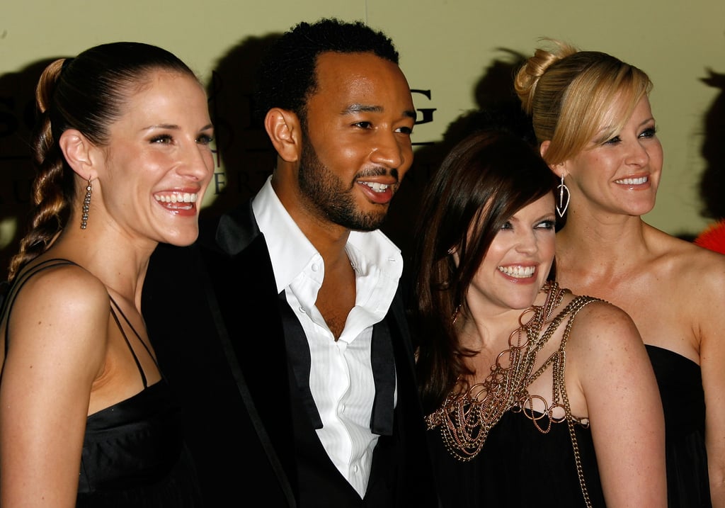 John Legend hit the red carpet with the Dixie Chicks.