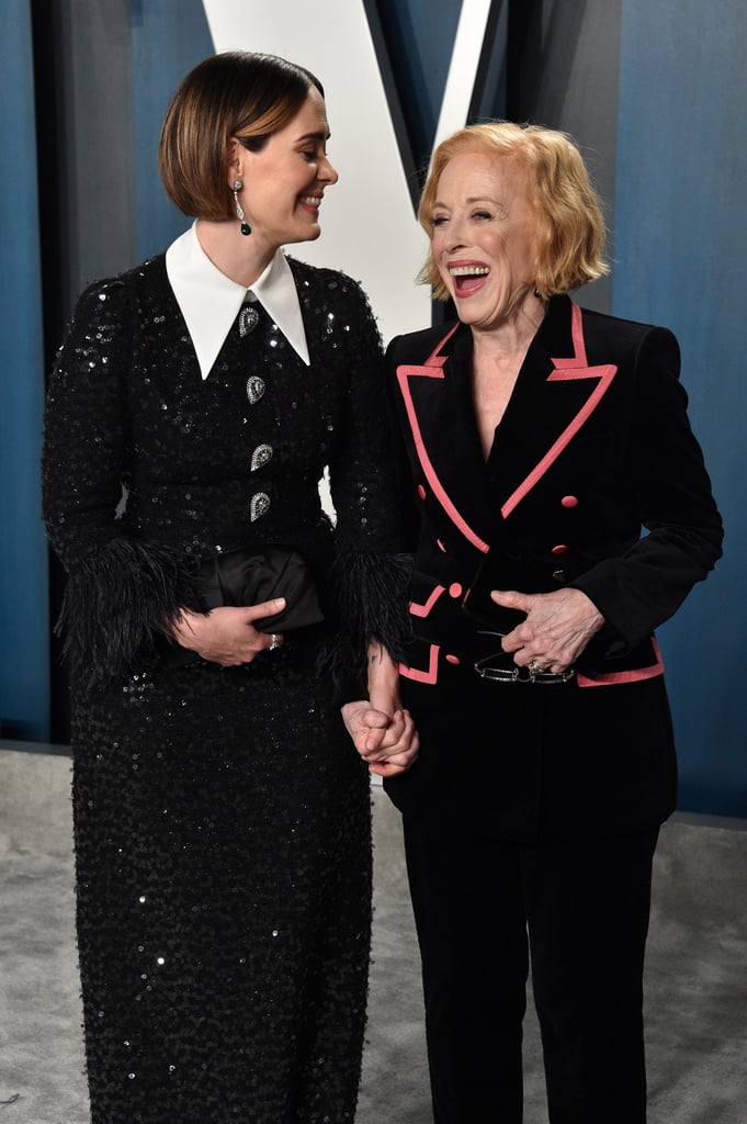 Sarah Paulson and Holland Taylor at the Vanity Fair Oscars Afterparty