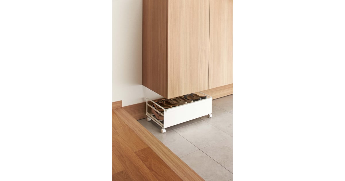 Yamazaki Rolling LowProfile Hidden Shoe Storage Best Home Organisers