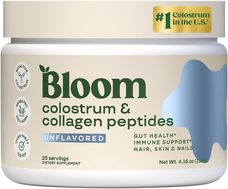 Bloom Nutrition Colostrum & Collagen Peptides ($27, originally $30)
This unflavored powder supports gut health, immunity, and skin from the inside out, making it a great addition to your daily routine during the hotter months. With colostrum, collagen, and probiotics, it mixes easily into drinks and gives your body an extra boost when it needs it most.