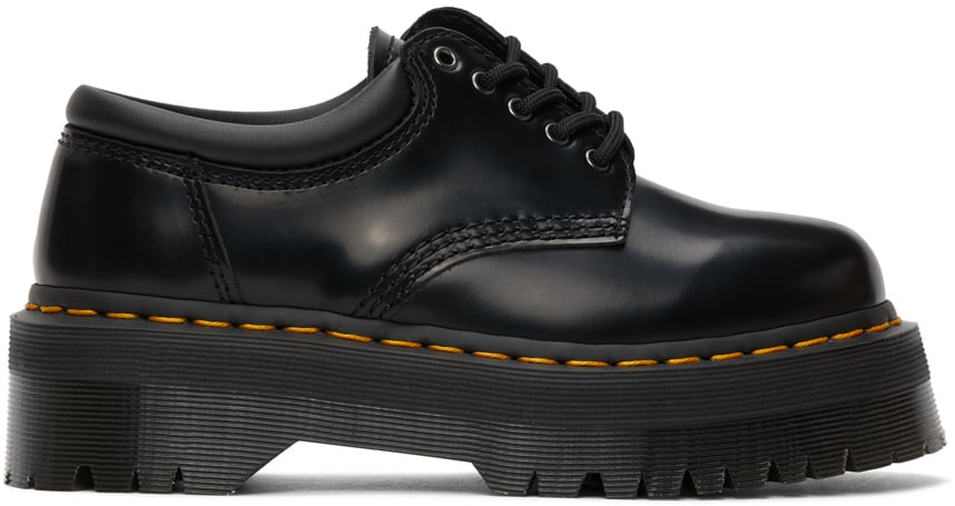 black 8053 quad platform derbys