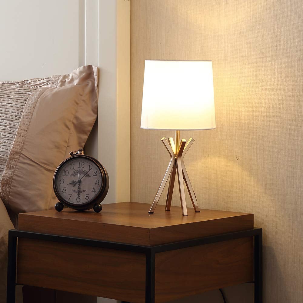 Popilion Noble Gold Metal Base Table Lamp