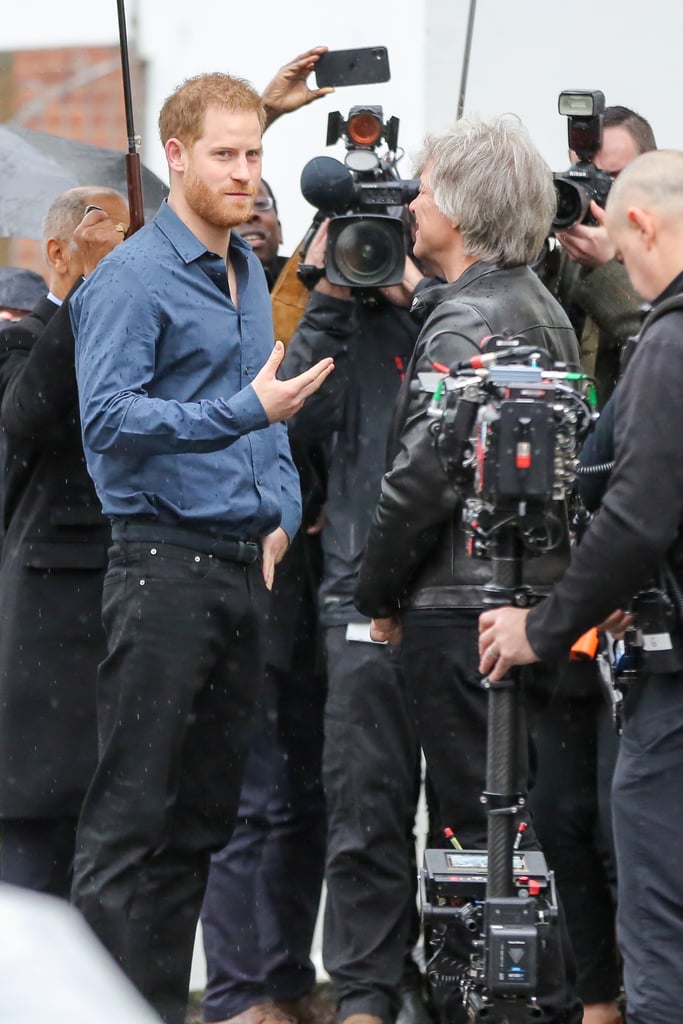 Prince Harry and Jon Bon Jovi Record at Abbey Road Studios