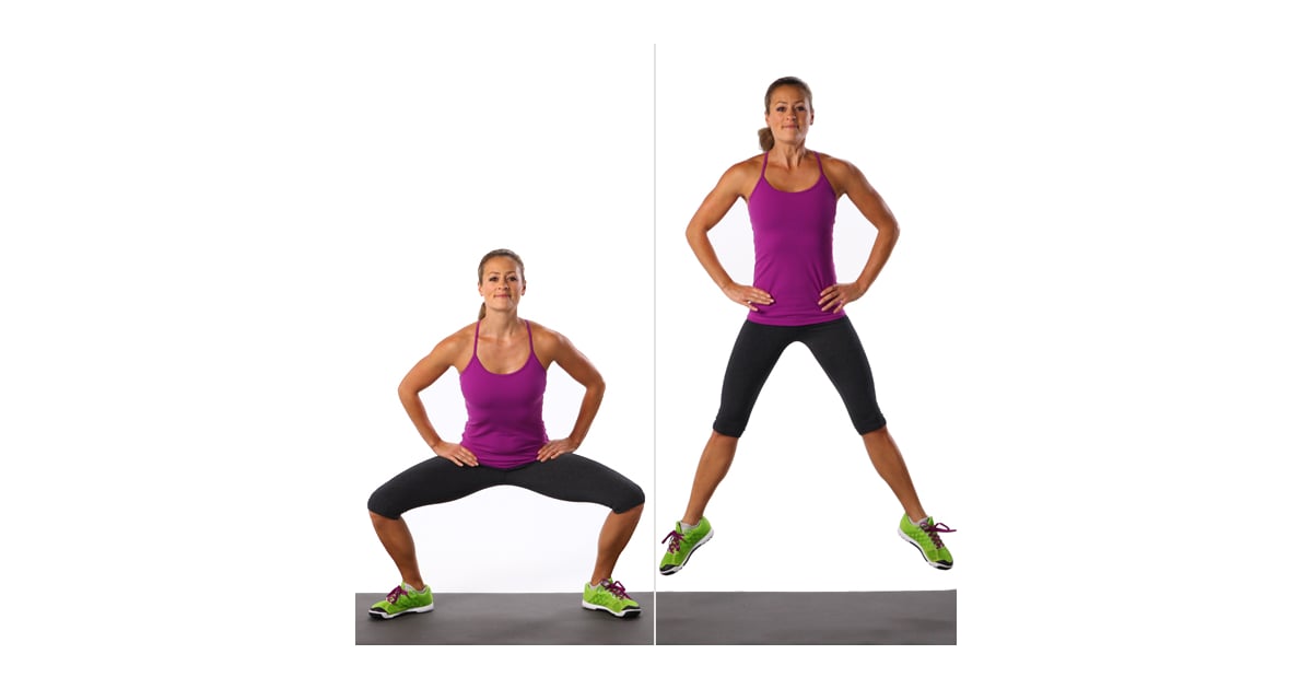 Plié Squat Jumps: 15 Reps | Workout to Tone and Slim Legs ...