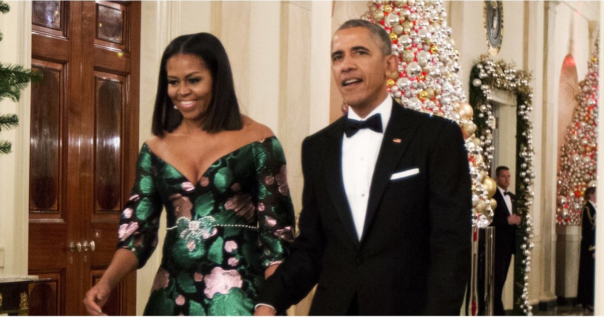 Stunning Look Of The Week: Michelle Obama Honors Her Late Mother In A Custom-made Skirt Artwork Collection