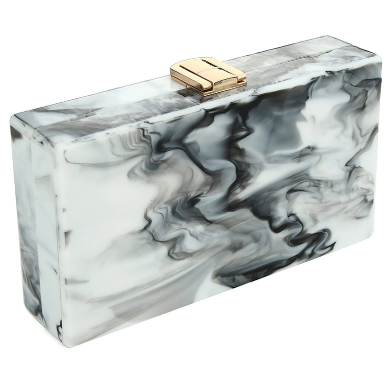 Marble Acrylic Clutch