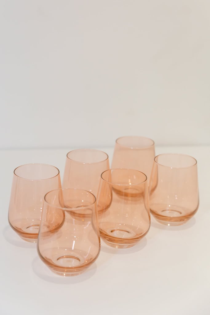 Estelle Coloured Wine Stemless Set