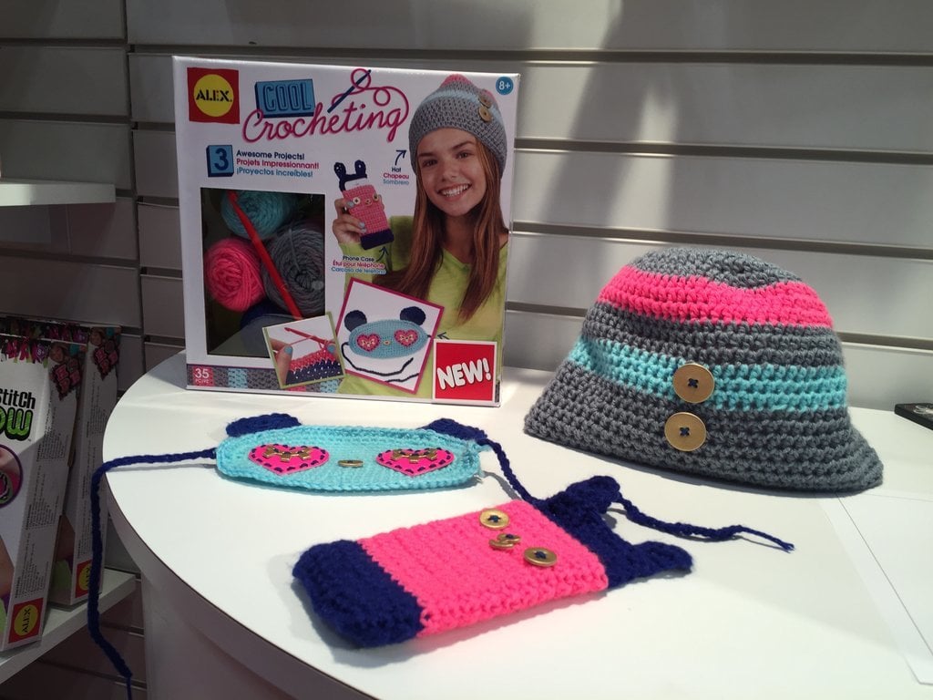 The Skills For Life line expands to include crocheting with some cute (and wearable!) projects.