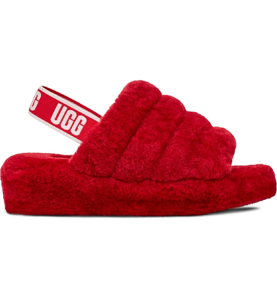ugg red slides
