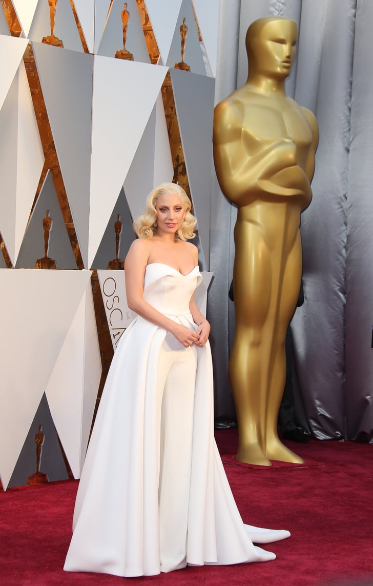 Lady Gaga's Oscars Dresses POPSUGAR Fashion Photo 48