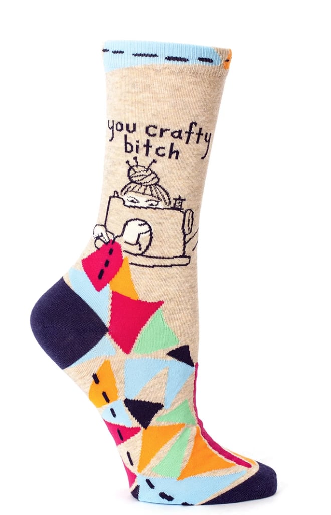 You Crafty Bitch Crew Socks