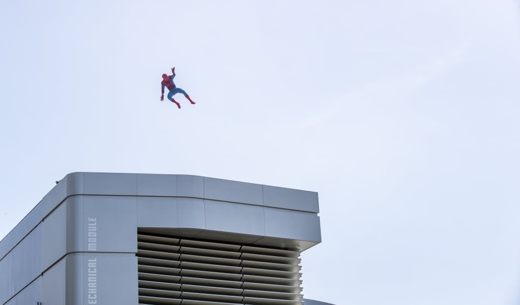 Flying Animatronic Spider-Man at Avengers Campus | Videos