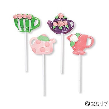 cup-shaped lollipops